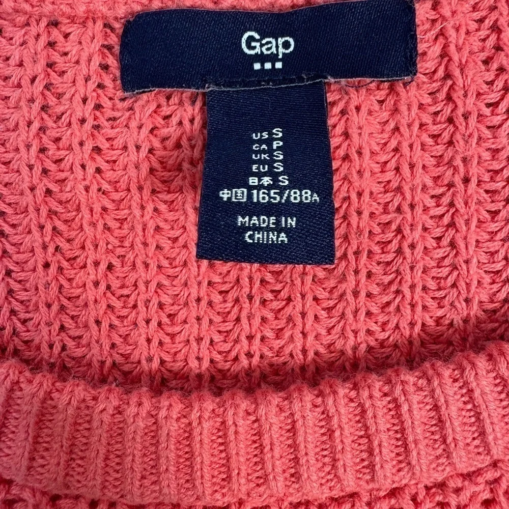 ⭐️GAP Coral Color Knit Pullover Sweater